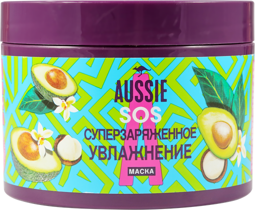 Маска для волос Суперзаряженное восстановление SOS Aussie/Осси банка 450мл Procter&Gamble Blois S.A.S. - фото №14