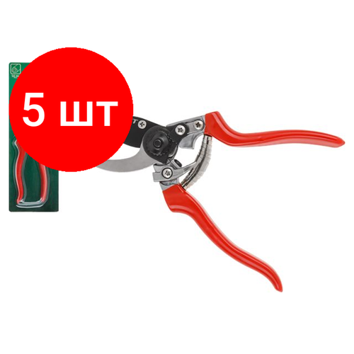 Комплект 5 штук, Секатор плоскостной волат (длина 210мм) (59060-01)