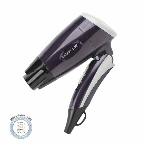 Фен Galaxy LINE GL 4338 1200 Вт 2 скорости концентратор фиолетовый 174200₽