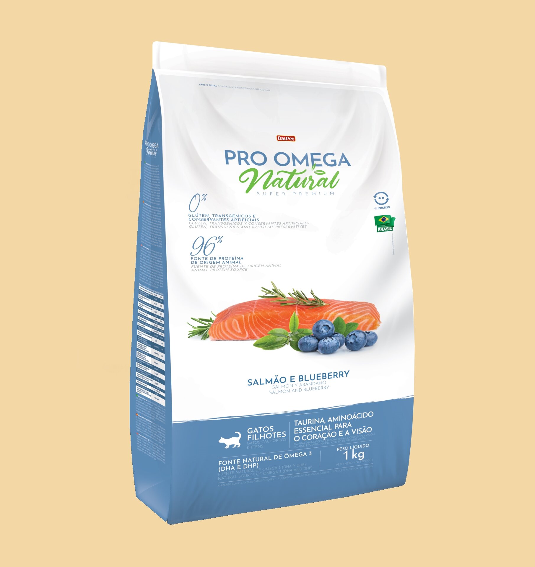 фото Natural Pro Omega 1 кг для Котят и беременных/кормящих кошек Лосось
