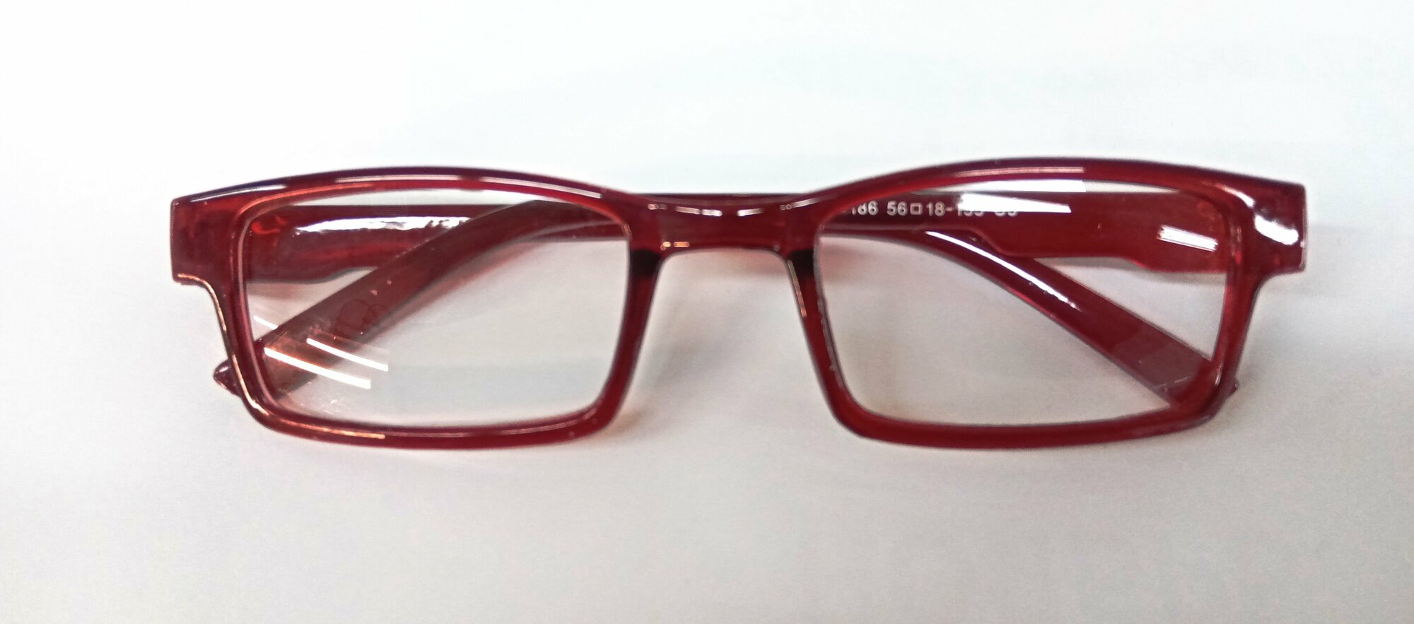 фото 2,5 очки женские для близи красные