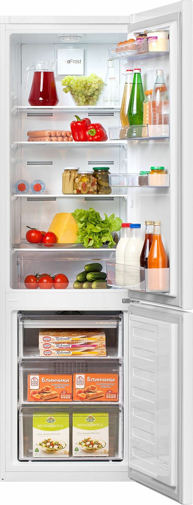 Двухкамерный холодильник Beko CNMV5310KC0W, No frost, белый