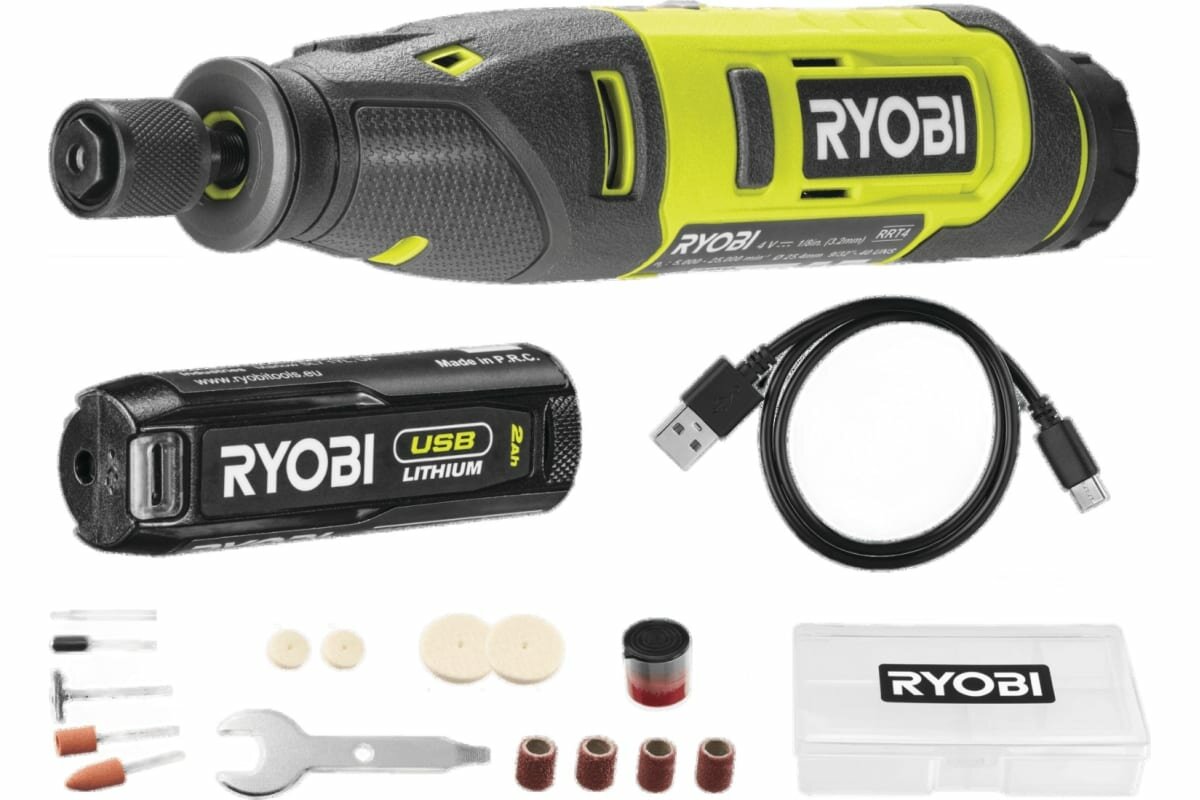 Гравировальная машина Ryobi RRT4-120GA15 4 В 5133005634