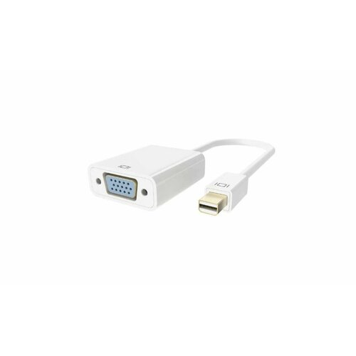 переходник адаптер mini displayport to vga белый Адаптер-переходник Mini DisplayPort-VGA