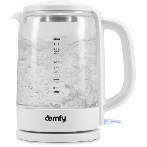 Чайник электрический Domfy DSW-EK304 2200 Вт белый 17 л пластикстекло 174100₽