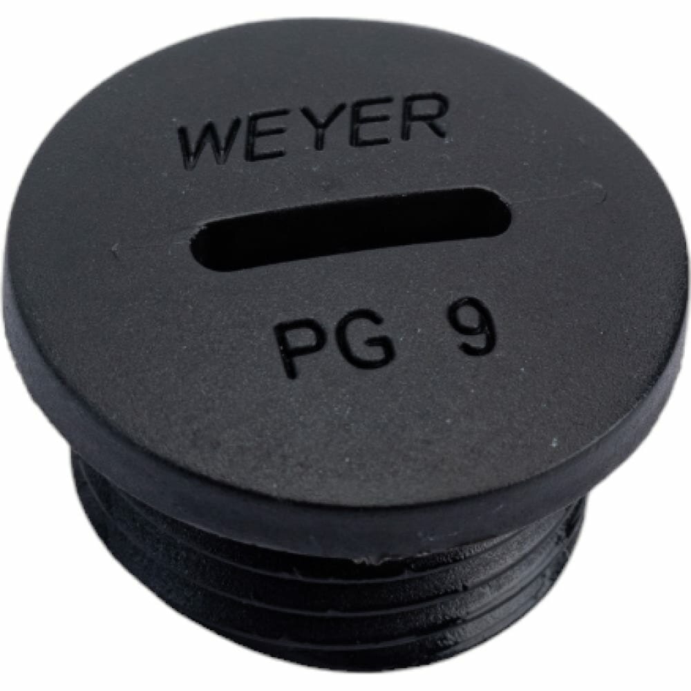 Weyer заглушка отверстия DPK-P09B - заглушка под плоскую отвертку, нар. PG09 WE6801000