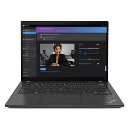 Lenovo Ноутбук ThinkPad T14 G4 21HD0077US клав РУС грав Storm Grey 14 15627400₽