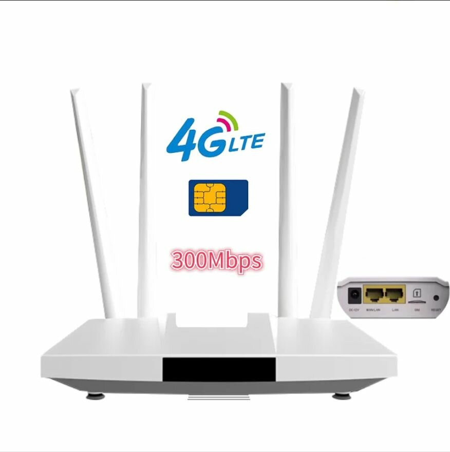 Роутер CPE-7, Wi-Fi, 4G-5G LTE, SIM карта, белый