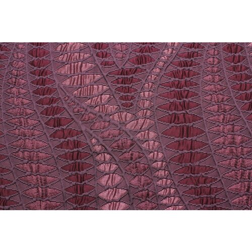 Ткань Жаккард-клоке рельефный пальтово-костюмный тёмно-розовый с лиловло-сиреневым, ш140см, 0,5 м ткань жаккард костюмно пальтовый чёрно антрацитовый в прямоугольник ш140см 0 5 м