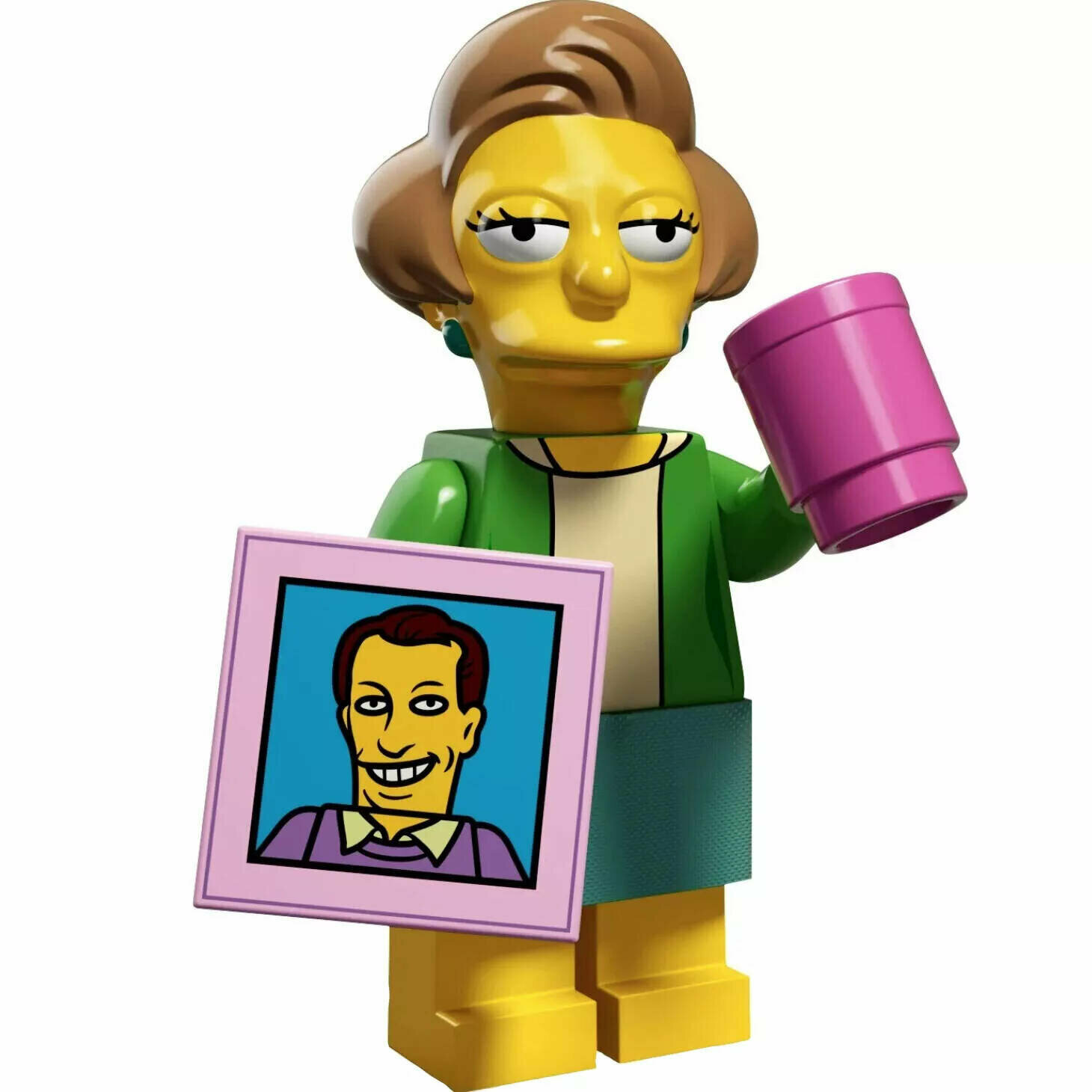 Минифигурки лего "Симпсоны - Эдна Крабаппл" LEGO Simpson Minifigures 71009-14