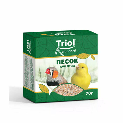 Минеральная подкормка Песок для птиц Triol Standart, 70г, 3 шт.