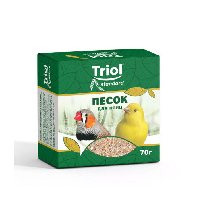 Минеральная подкормка Песок для птиц Triol Standart 70г 6 шт.