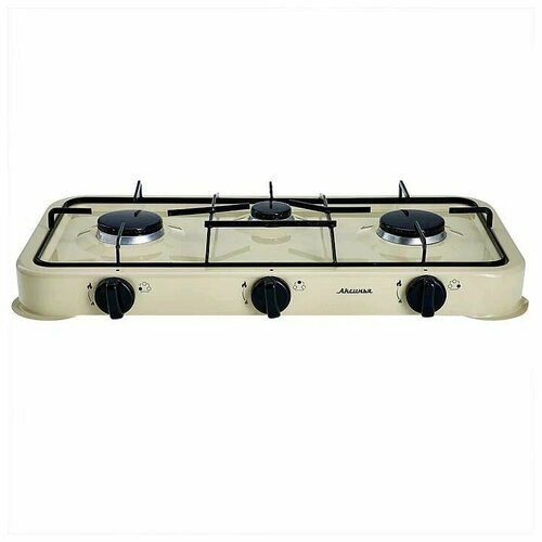 Газ плита аксинья КС-107 трехконфорочная бежевый 287900₽