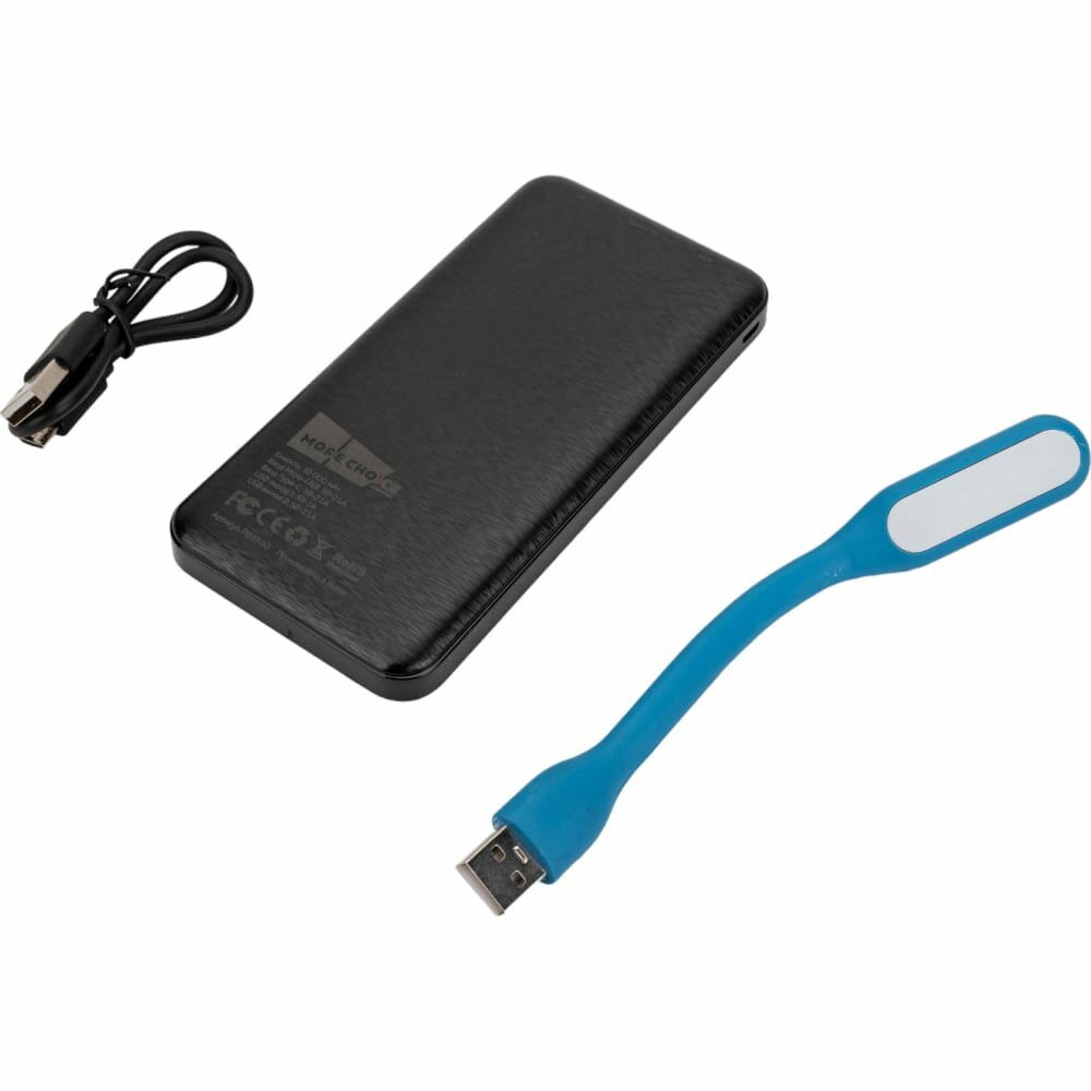 Внешний аккумулятор More choice PB33-10 Black 10000mAh 2USB 2.1A - фото №14