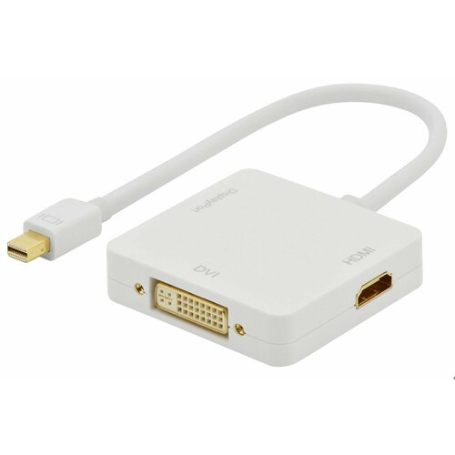 Переходник Mini DisplayPort на DisplayPort / HDMI / DVI переходник адаптер mini displayport hdmi переходник для macbook переходник apple