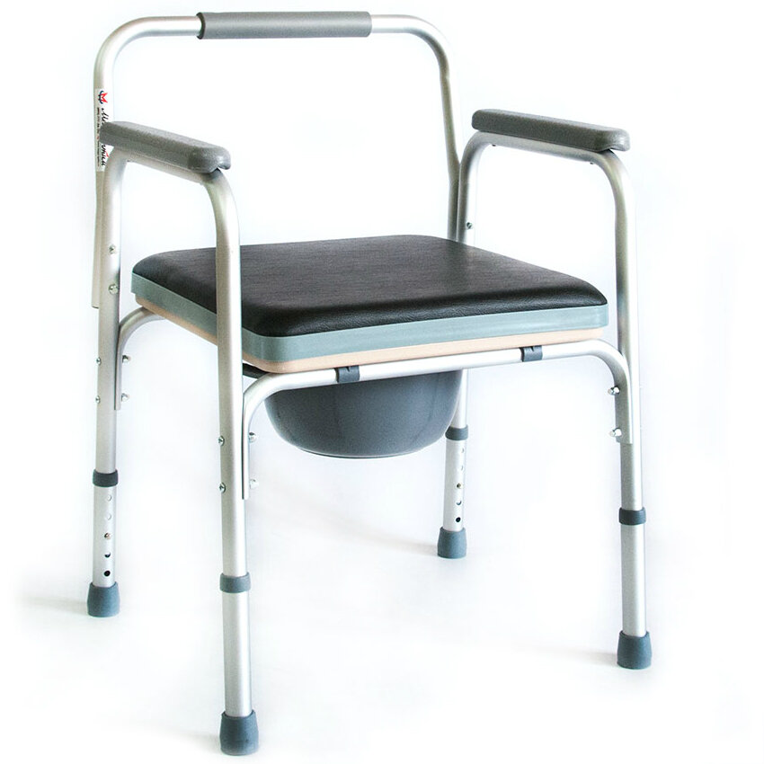 Кресло-туалет для инвалидов и пожилых людей Мега-Оптим FS895L