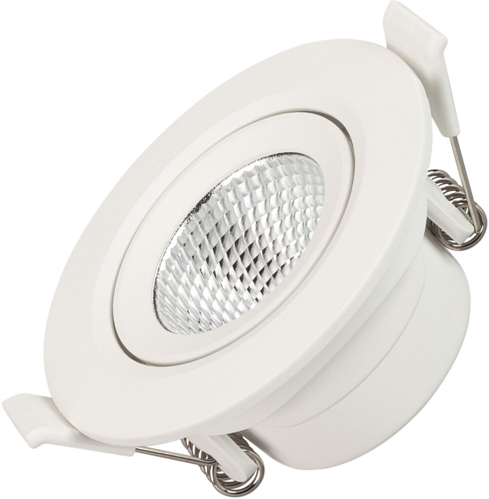 Светильник встраиваемый LED LTD-POLAR-TURN-R80-5W Warm3000 (WH, 36 deg, 230V) (Arlight, IP20 Пластик, 3 года) 032857