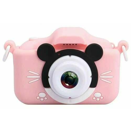Фотоаппарат для детей цифровой FRAME SHOOTING FOR CHILDREN / Детская цифровая камера / Розовый детский фотоаппарат котик розовый ю20 89 цифровой full hd видео игрушка с селфи камерой и играми