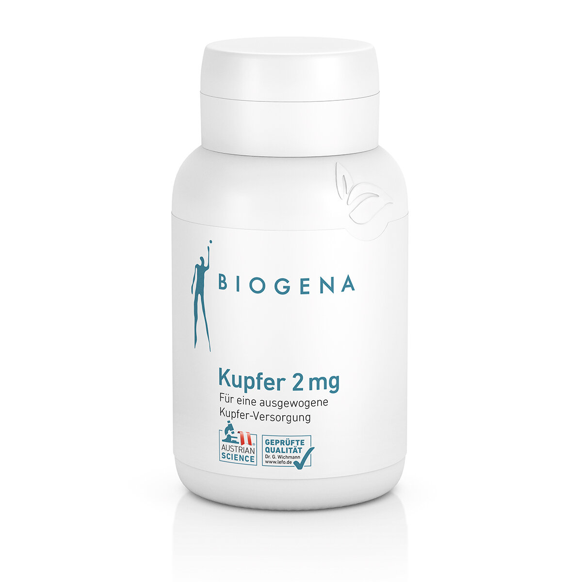 BIOGENA Биологически активная добавка к пище (БАД) Медь 2 мг / Kupfer 2 mg капсулы массой 399 мг