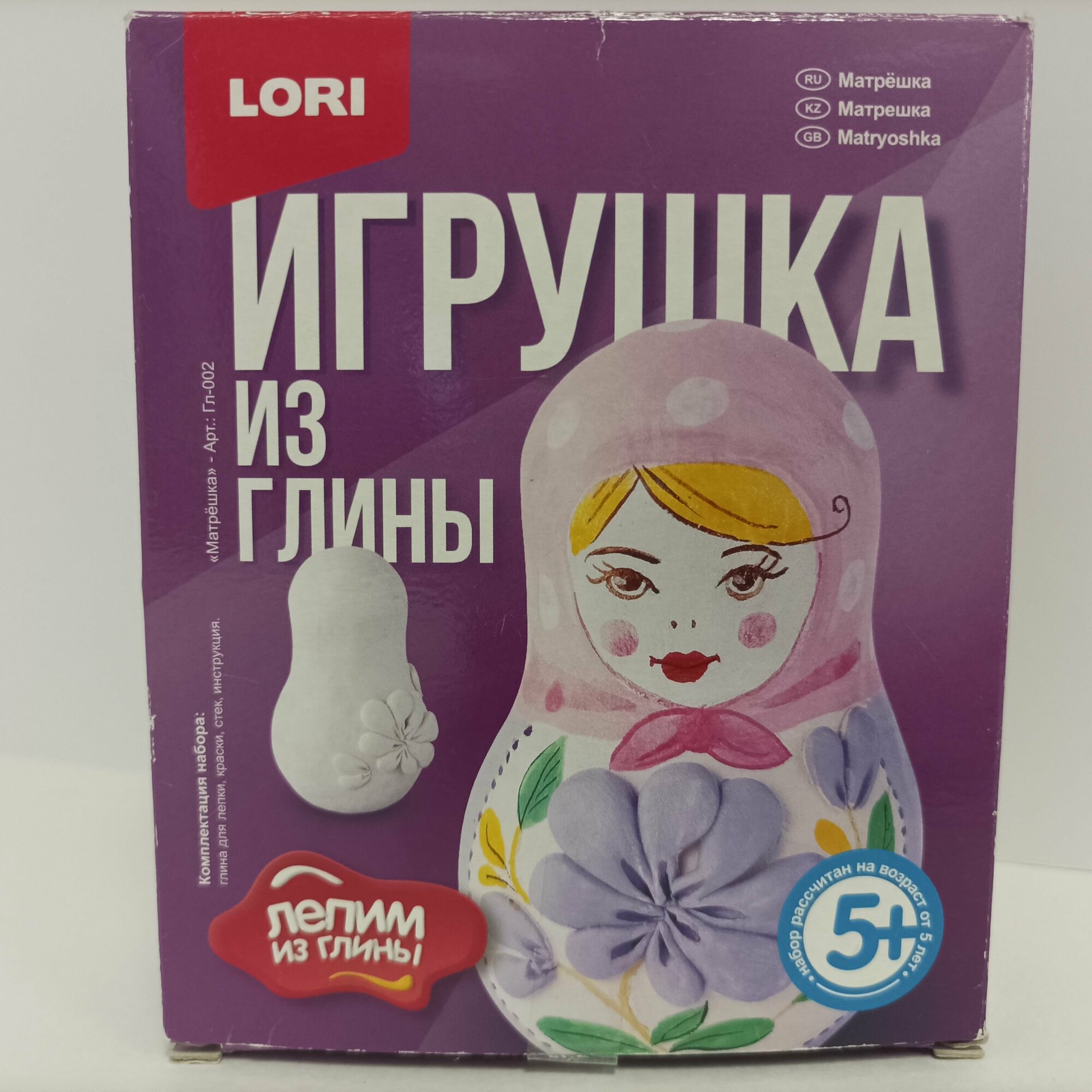 Игрушка из глины Lori Матрешка - фото №14