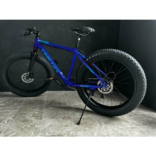 Велосипед фэтбайк Time Try ТT2199s 26 Гидравлические тормоза Алюминиевая рама 19 Взрослый Подростковый Унисекс синий 2855000₽