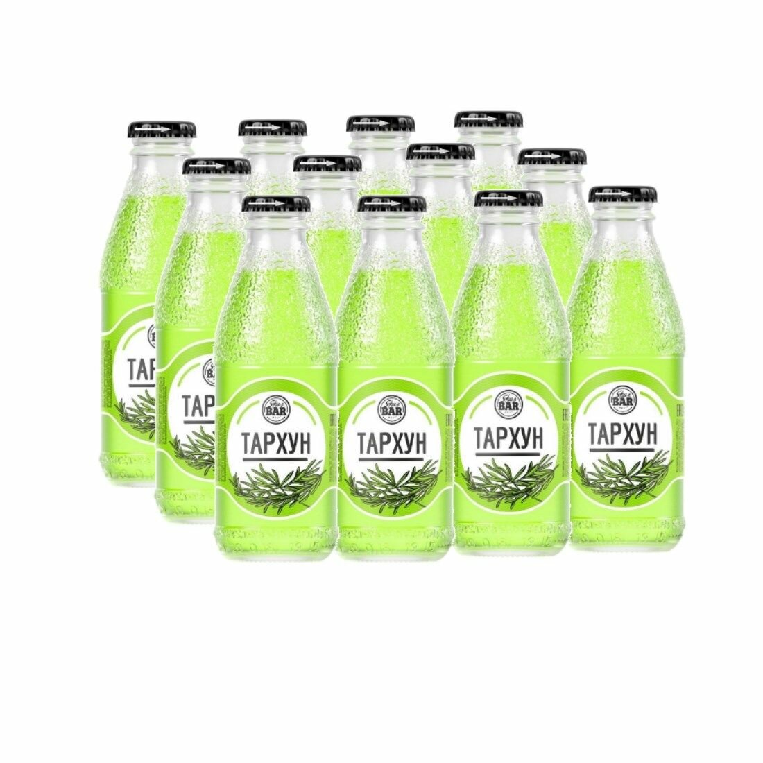 StarBar Газированный напиток Тархун, 175 мл, 12 шт