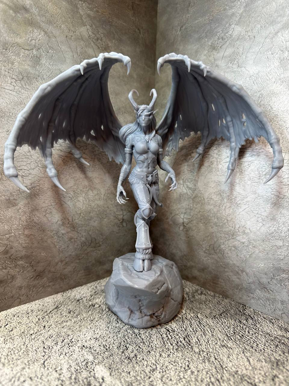 Demon Hunter World of Warcraft фигурка (15 см / Серый (без покраски))