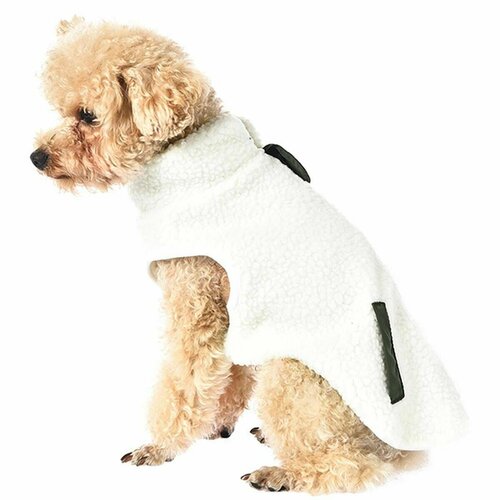 Куртка для собак Pet-it размер M 30 см из шерпы белая 1 шт 1419₽