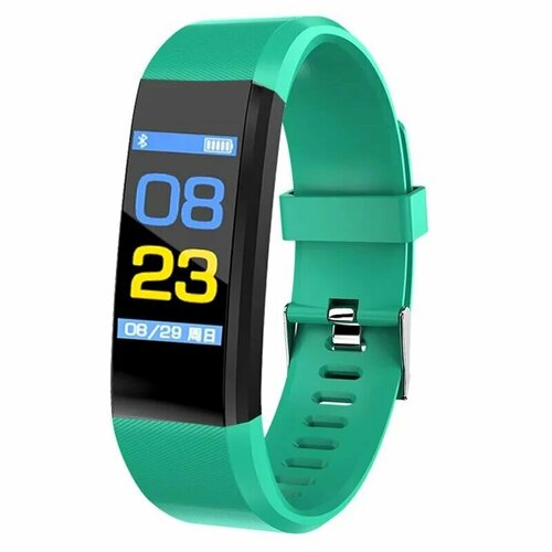 Фитнес-браслет Smart Band 115 Plus зеленый комплект из 3 шт фитнес браслет sls браслет fit 01 фитнес браслет фитнес браслет с измерением часы фитнес браслет чёрный