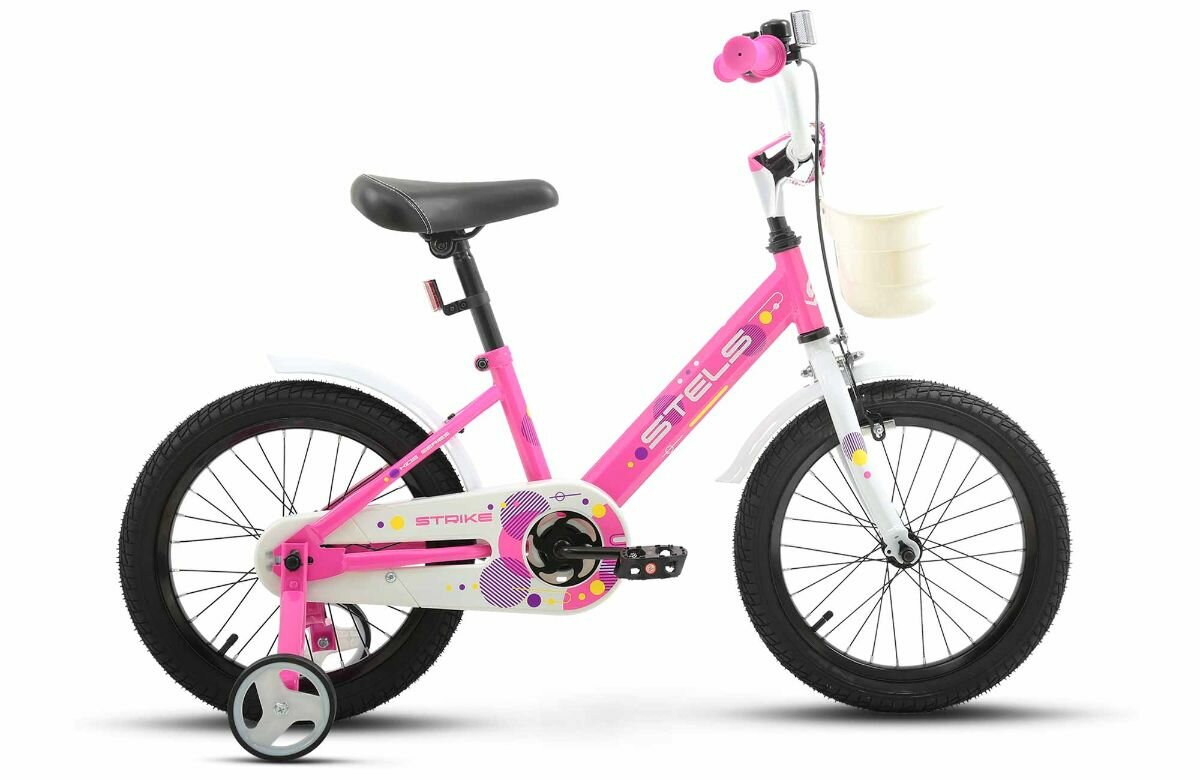 Велосипед детский STELS Strike VC 16" Z010, 16" Розовый