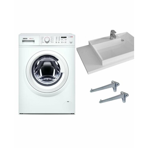 Стиральная машина Атлант 40М109-00 и раковина над стиральной машиной Юпитер 80R 3895000₽