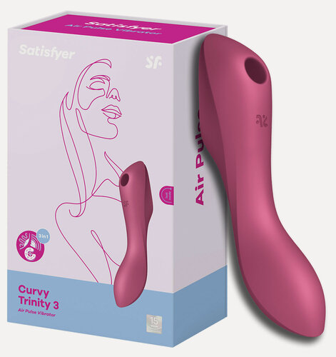 Изображение товара Вибратор Satisfyer Curvy Trinity Three вакуумно-волновой стимулятор и вибратор для точки G