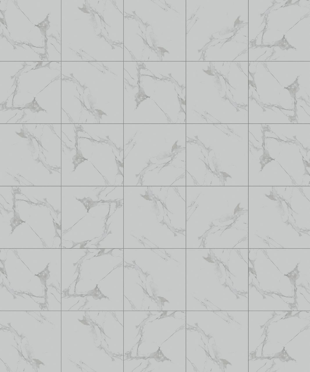 Плитка "идеал" Quarzo 60х60 см, цвет: белый, серый; эффект мрамор, гладкая поверхность