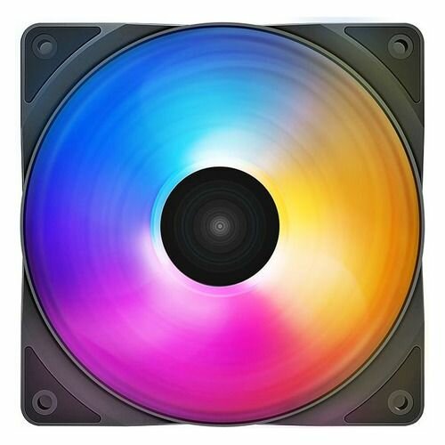 Вентилятор Deepcool RF120 FS RGB 120х120x25 черный 4-pin (DP-FLED3-RF120-FS) Ret