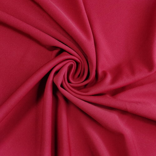 Ткань трикотажная джерси 1,5 м (шир.150 см) цвет красно-малиновый