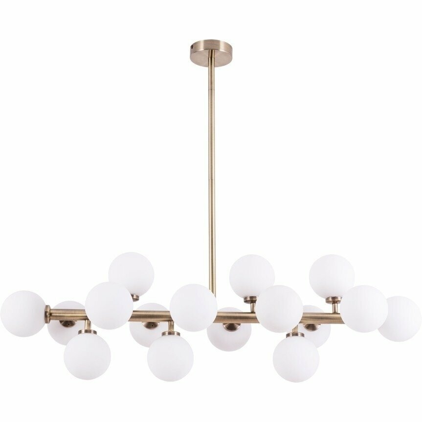 Люстра на штанге Arte Lamp Bolla-piccolo с поддержкой Алиса A3988SP-16AB-A - фото №2