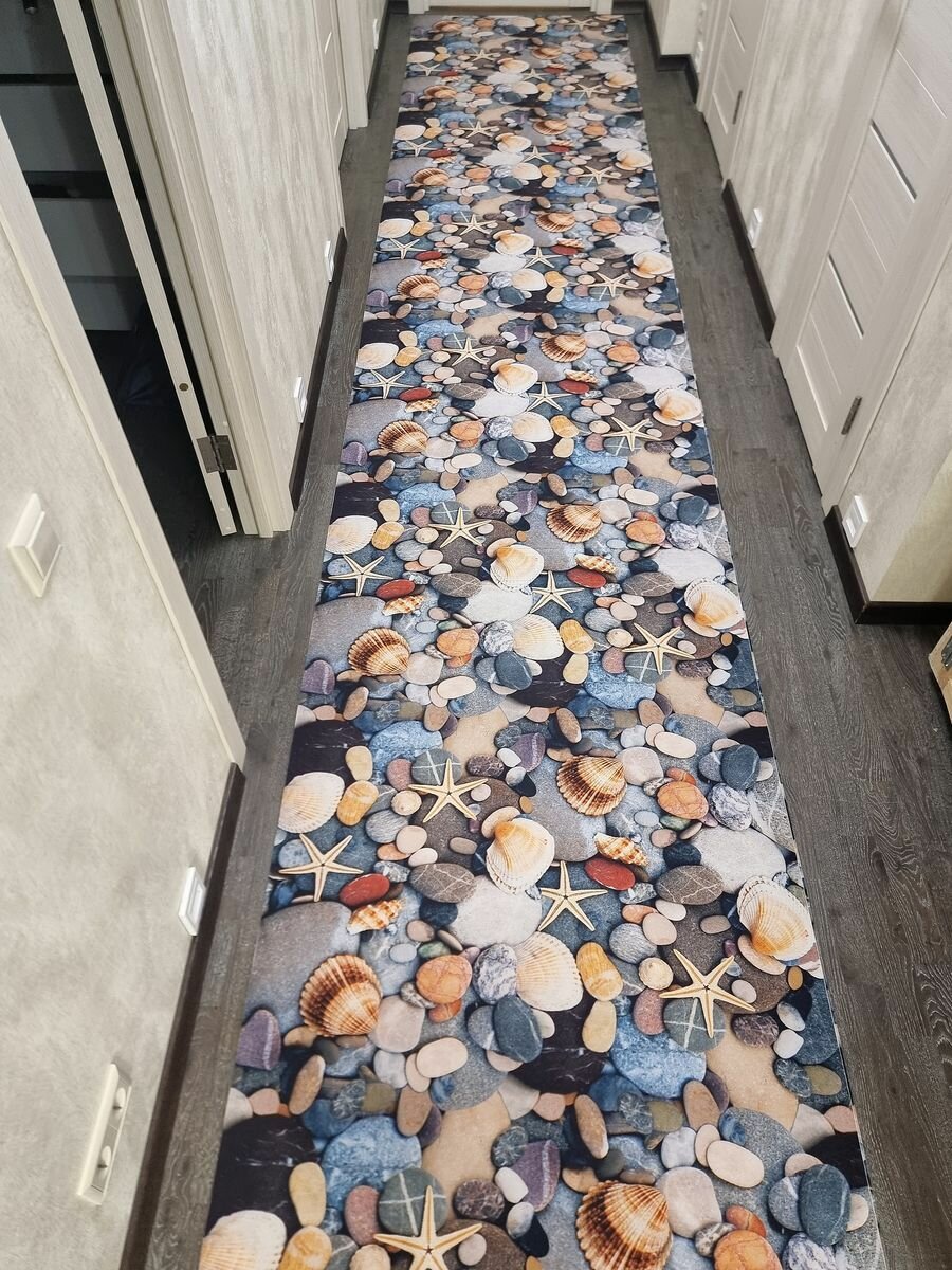 Дорожка ковровая 80х500 в коридор безворсовая — фото 1