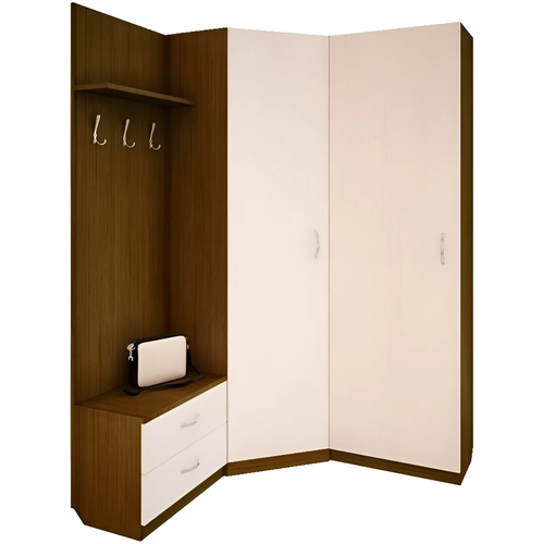 Прихожая угловая Антре-8 дуб молочный ноче экко 29240₽