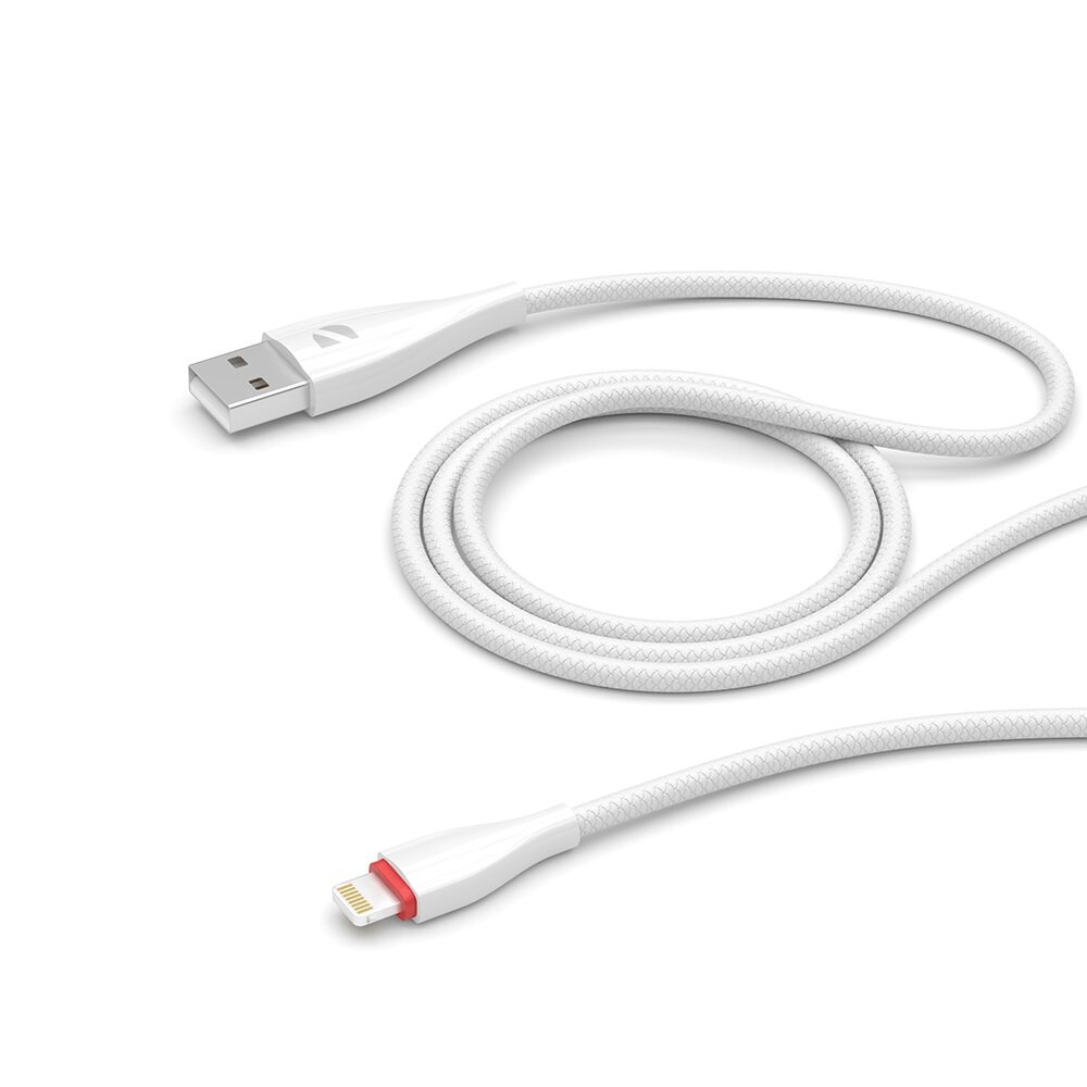 Кабель Ceramic USB 2.0 - 8pin для Apple, 2A (white) Deppa - фото №10