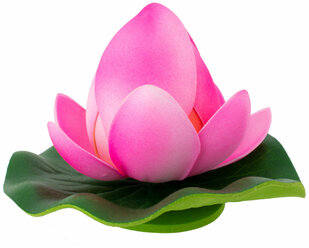 Цветок для водоема Ecotec Бутон лотоса пластик розовый ø10 см