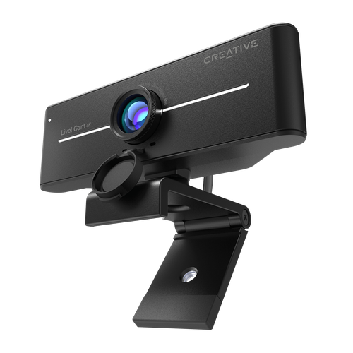 Камера Web Creative Live! Cam SYNC 4K черный 8Mpix (3840x2160) USB2.0 с микрофоном (73VF092000000) creative live cam sync 1080p v3 web камера