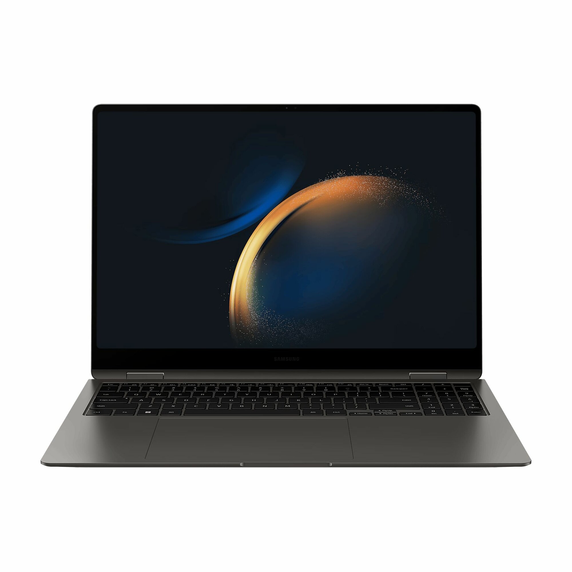 Ноутбук SAMSUNG Galaxy Book 3 Pro 360 16", Гравировка, Евровилка, Graphite (NP960QFG-KA2IN_gopwr)
