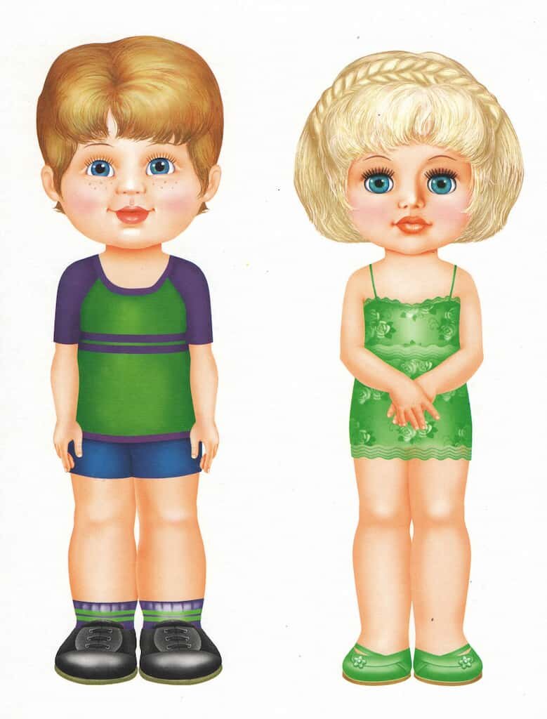 Обучающая игра "Кукла вырезная. Профессии 2" — фото 1