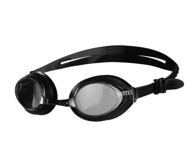 Очки для плавания детские Pro Racing, от 8 лет, (черные), Intex 55691