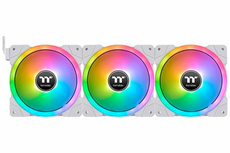 Вентилятор для корпуса Thermaltake SWAFAN EX14 RGB 3x140mm (CL-F162-PL14SW-A) White