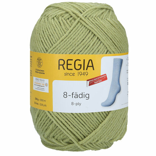 Носочная пряжа Regia 8-Ply Uni 150 г (01048 Pistazie)