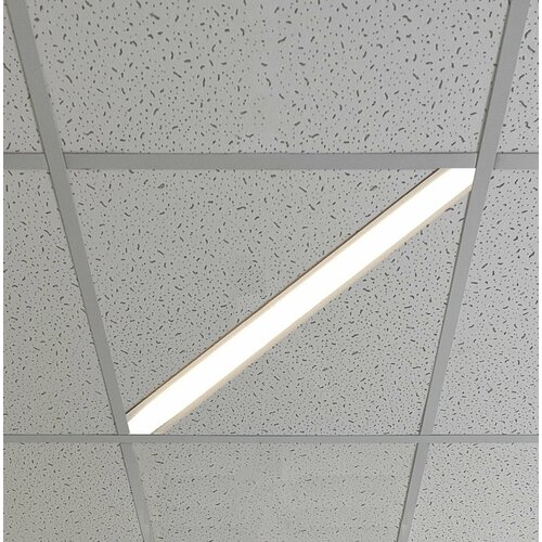 Светильник светодиодный линейный для подвесного потолка армстронг 32Вт, 835мм, диагональный, центральной установки