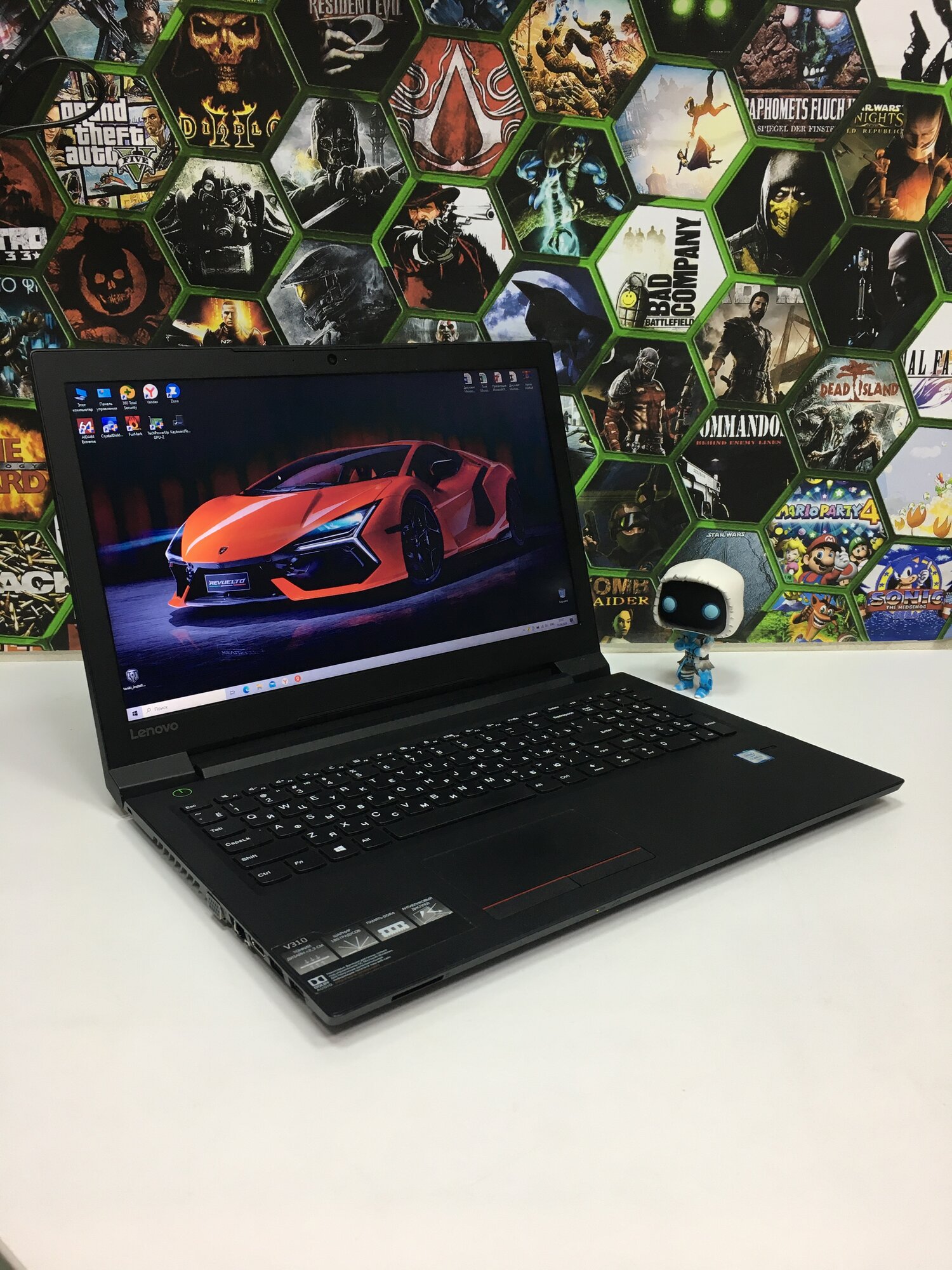 Ноутбук Lenovo 15.6 1920x1080 FHD, Intel Core i3-6006U 4x2000Mhz, 12Gb, Intel HD Graphics 520 1Gb, SSD 240Gb + HDD 500Gb, Windows 10 Home лицензия + Office.