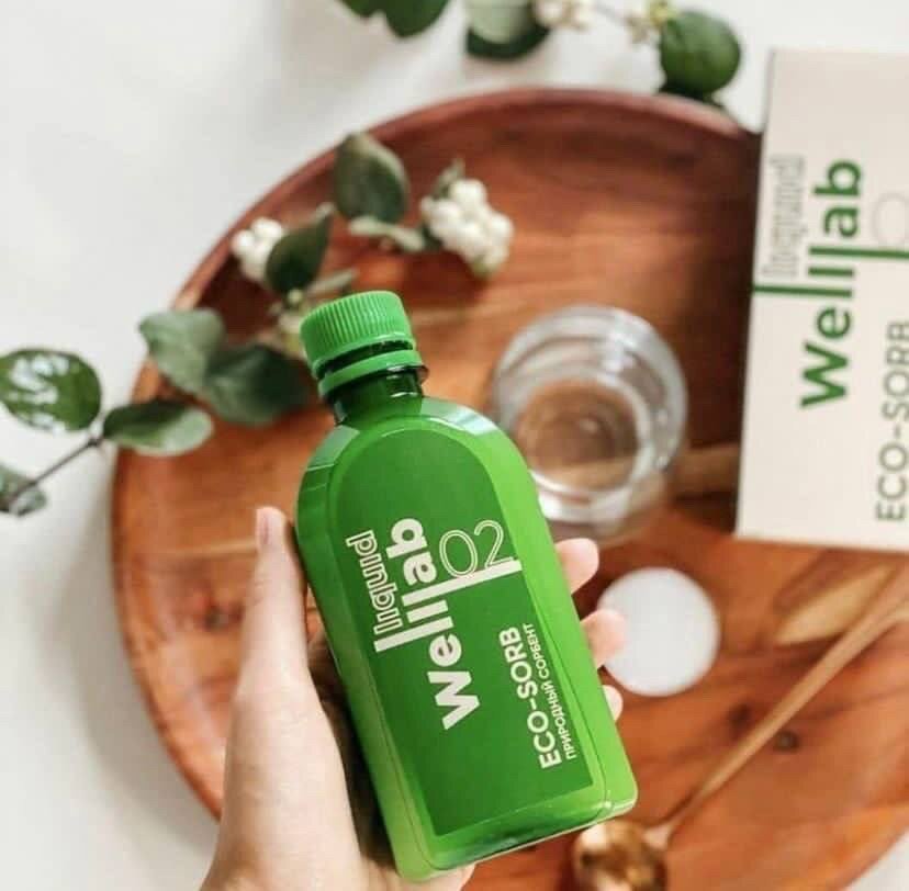 Природный сорбент Welllab liquid ECOSORB для нормализации работы пищеварительной системы 300 мл WELLLAB LIQUID Объем 300 мл GreenWay