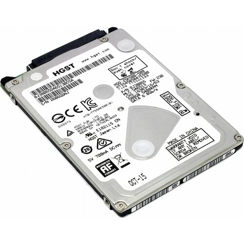 Жесткий диск HGST Travelstar Z5K500 HTS545050A7E660 500Гб HDD SATA III 25 1900₽